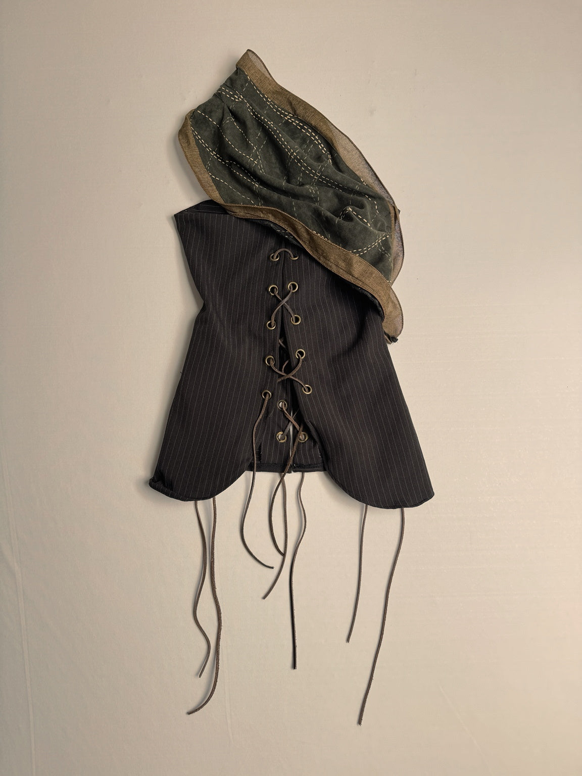 LACE UP BODICE TOP