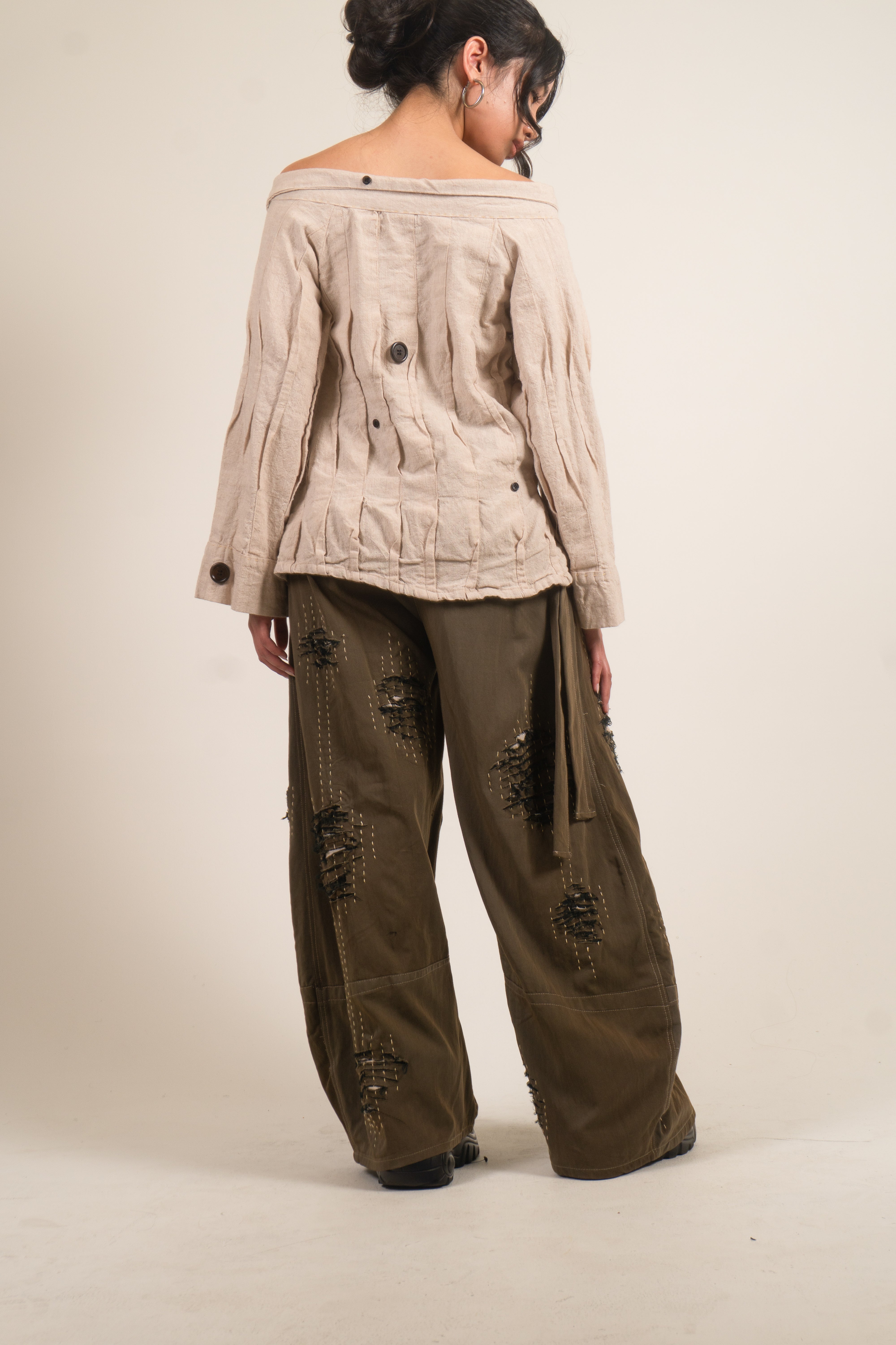 LOOK 6 BORO SASHIKO PANTS