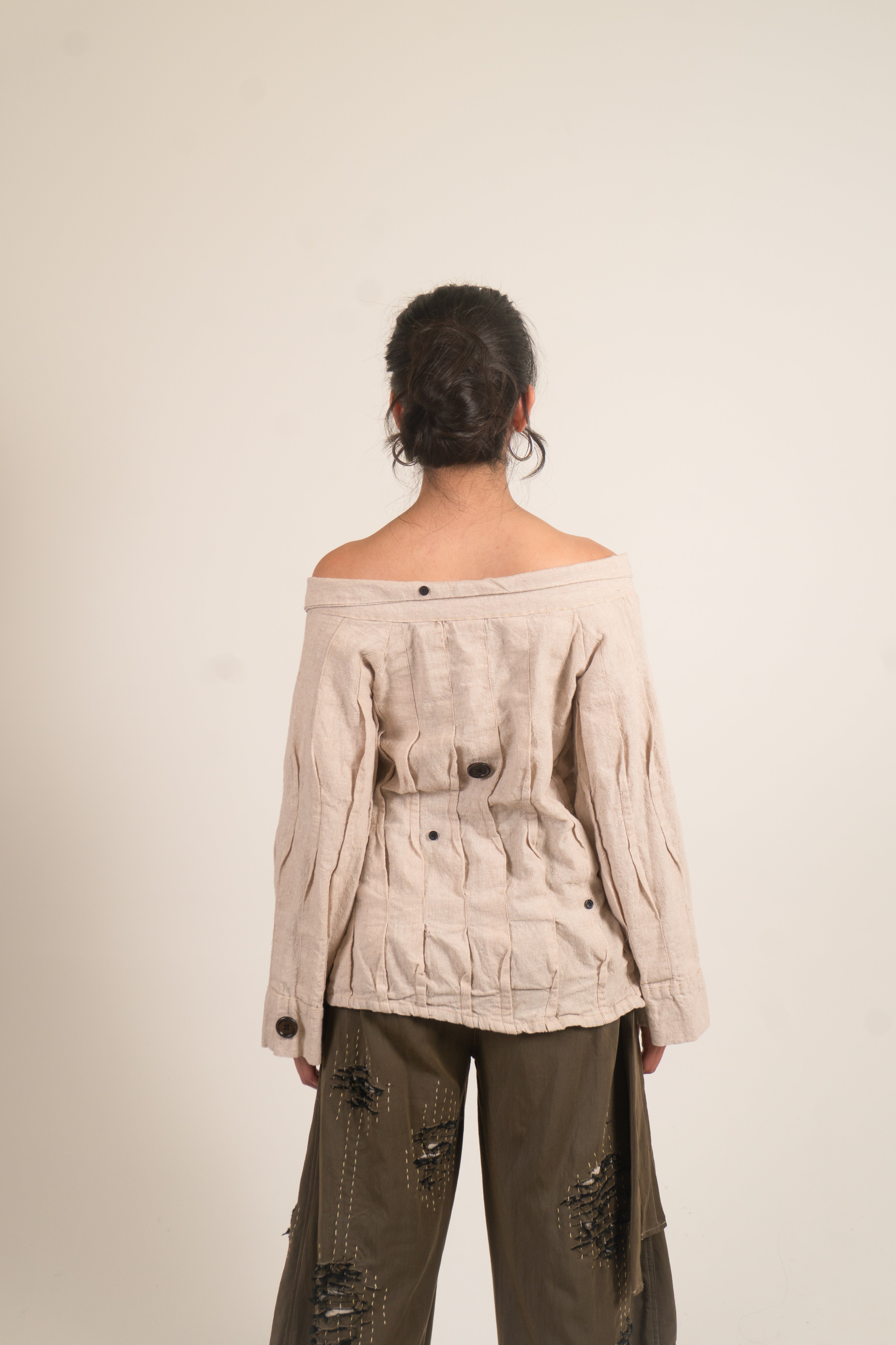 LOOK 6 OFF SHOULDER TOP