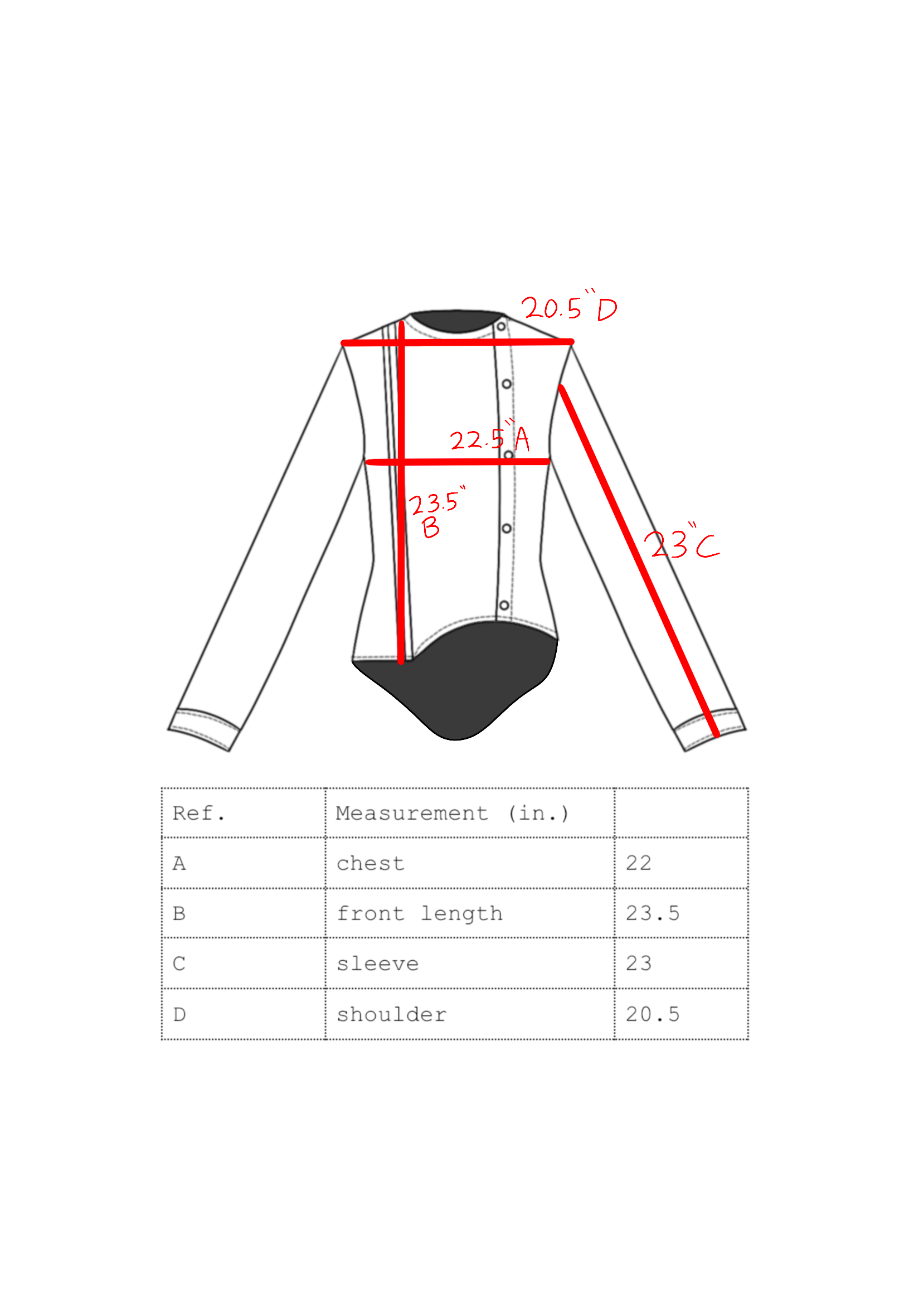 LOOK 5 ASYMMETRICAL FAUX BUTTON SHIRT