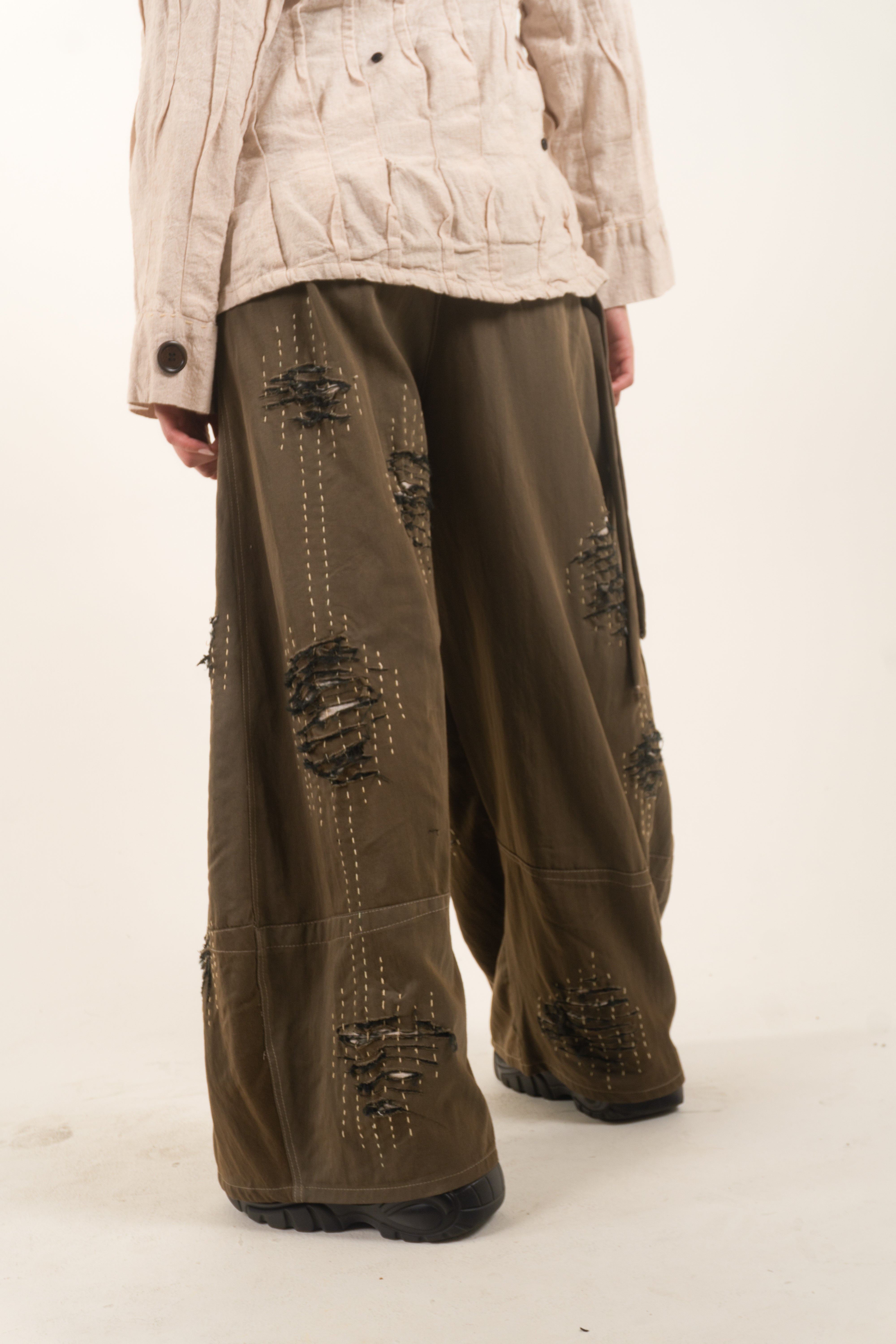 LOOK 6 BORO SASHIKO PANTS