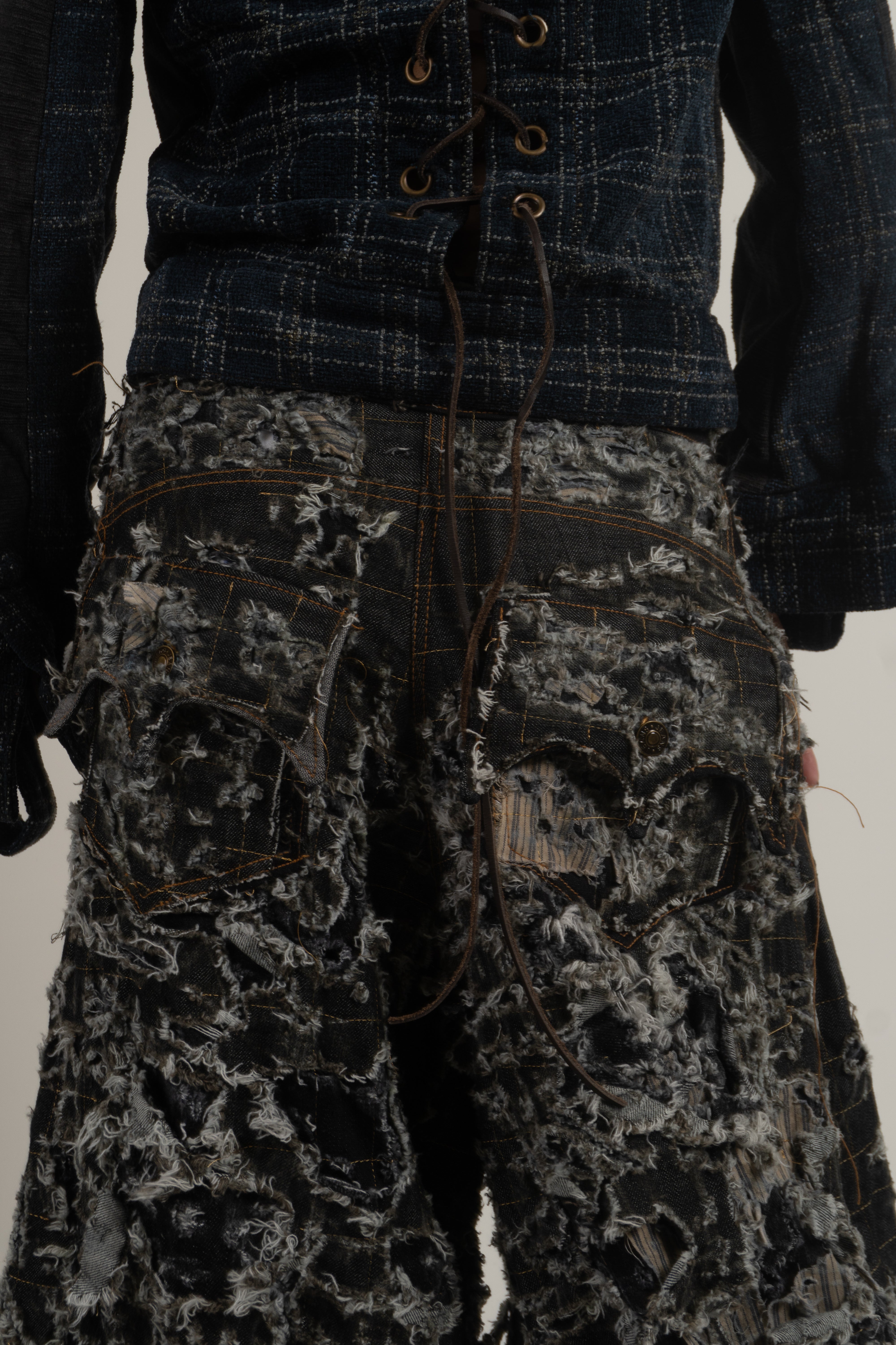 LOOK 2 DISTRESSED BORO DENIM
