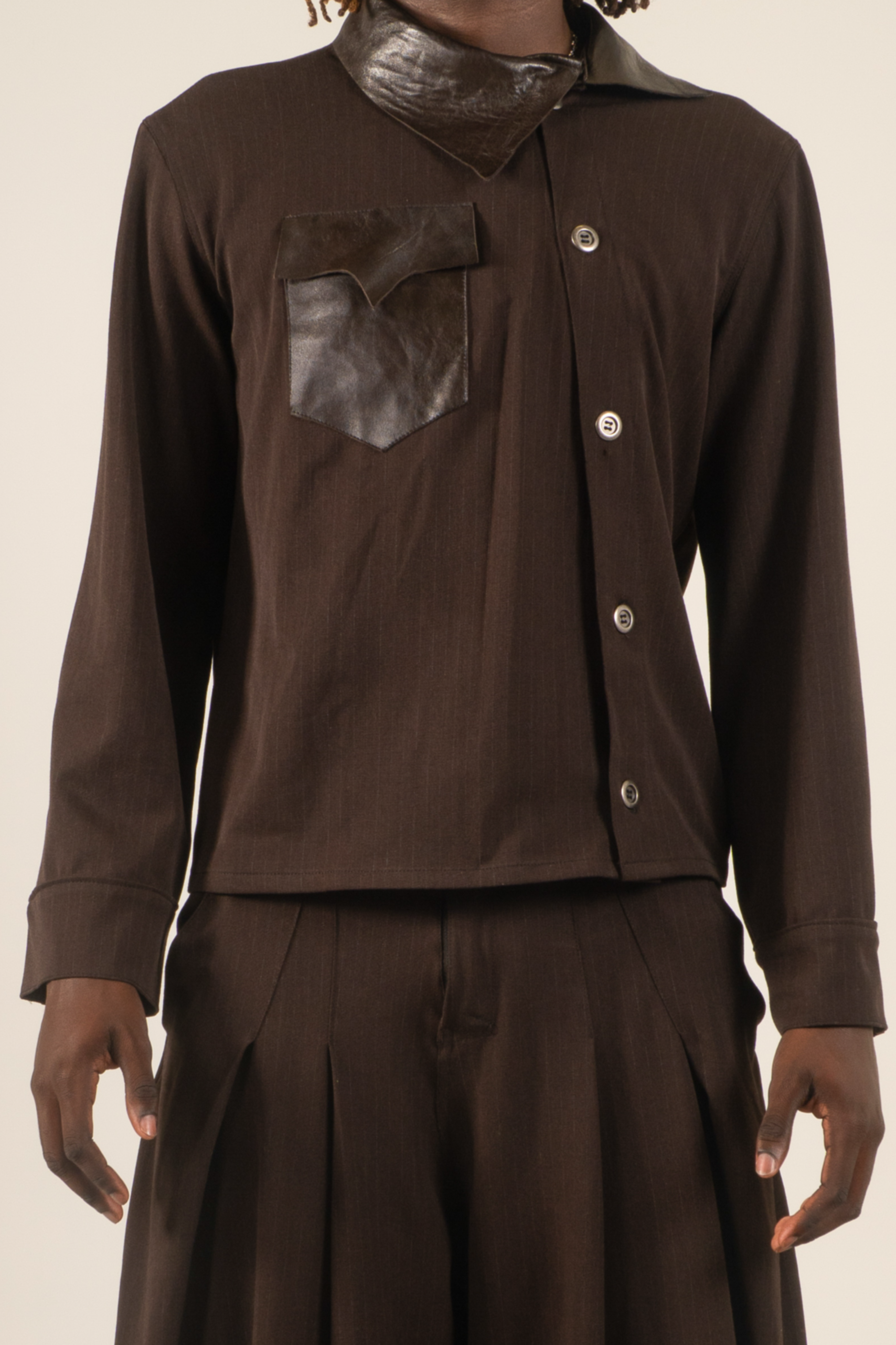 LOOK 3 ASYMMETRICAL BUTTON UP