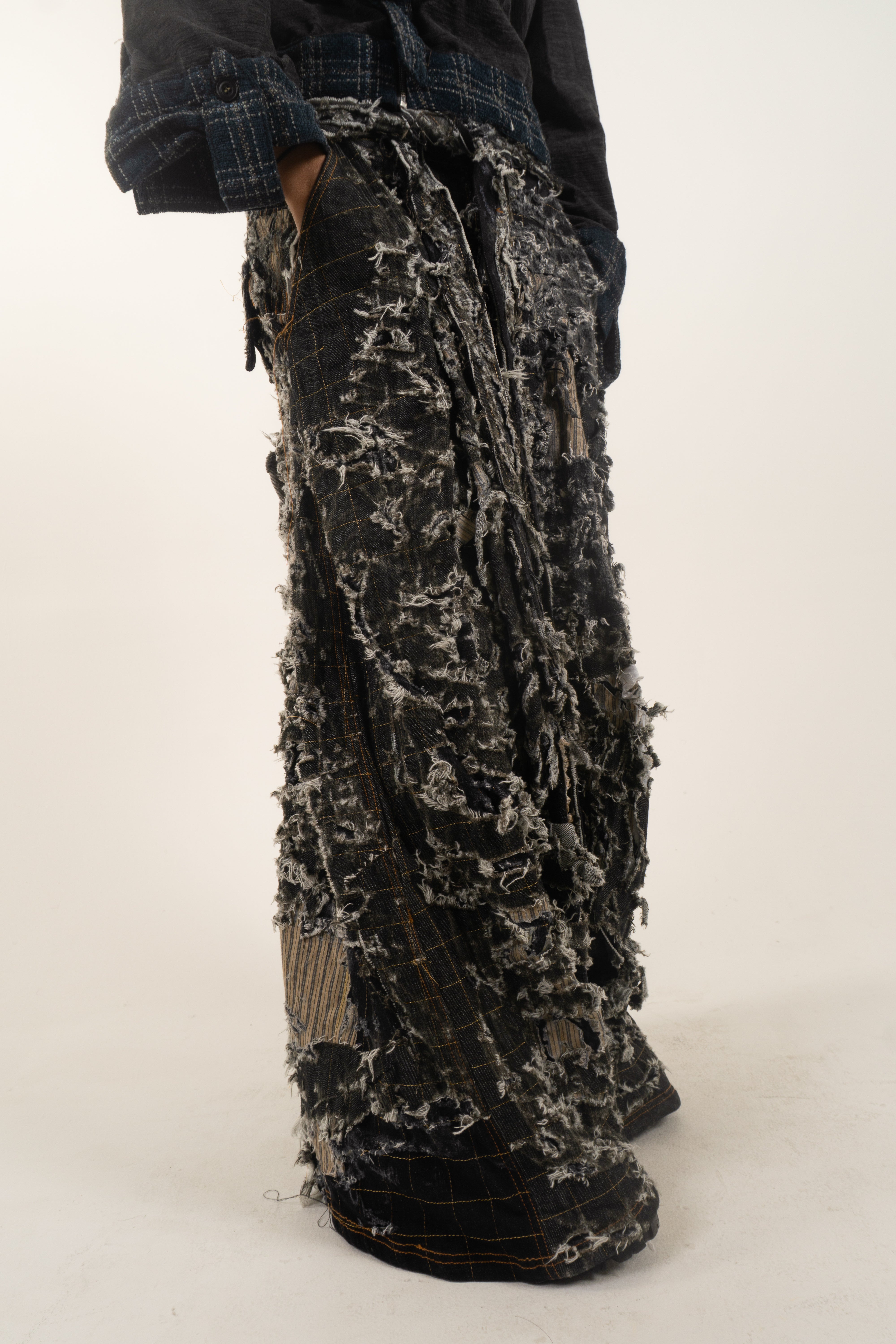 LOOK 2 DISTRESSED BORO DENIM