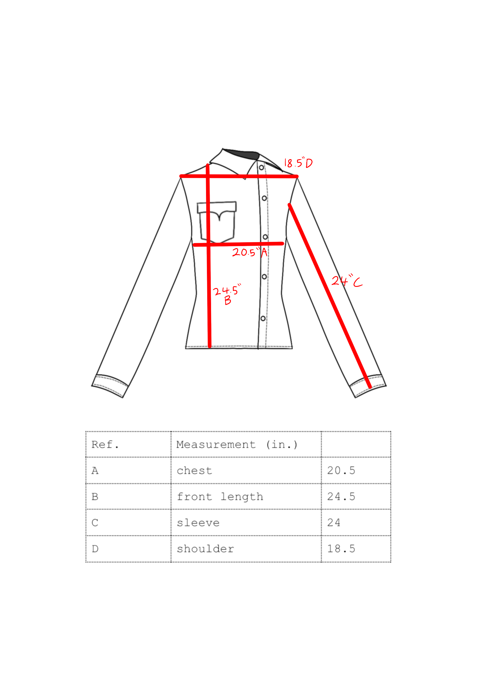 LOOK 3 ASYMMETRICAL BUTTON UP