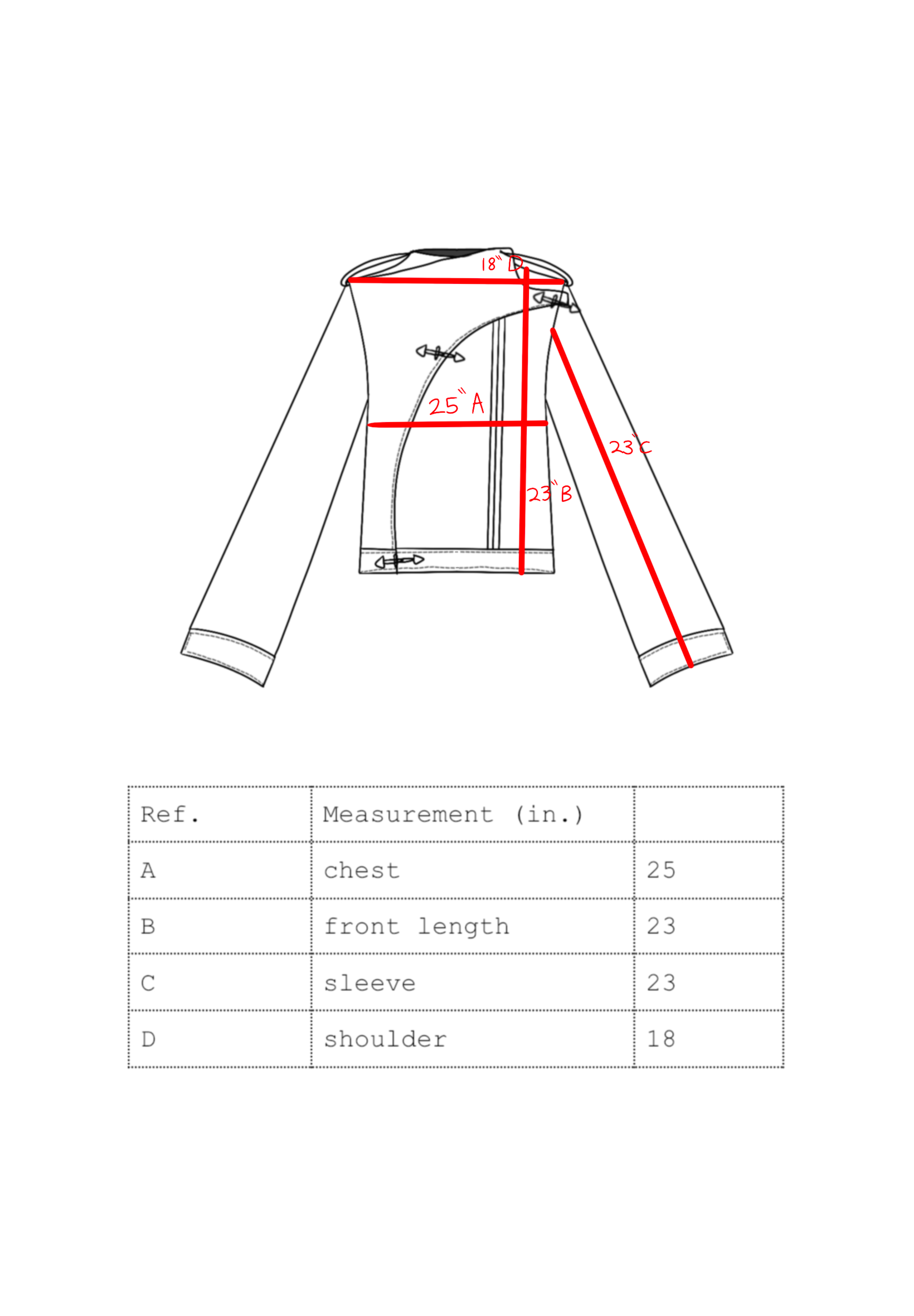 LOOK 1 ASYMMETRICAL JACKET