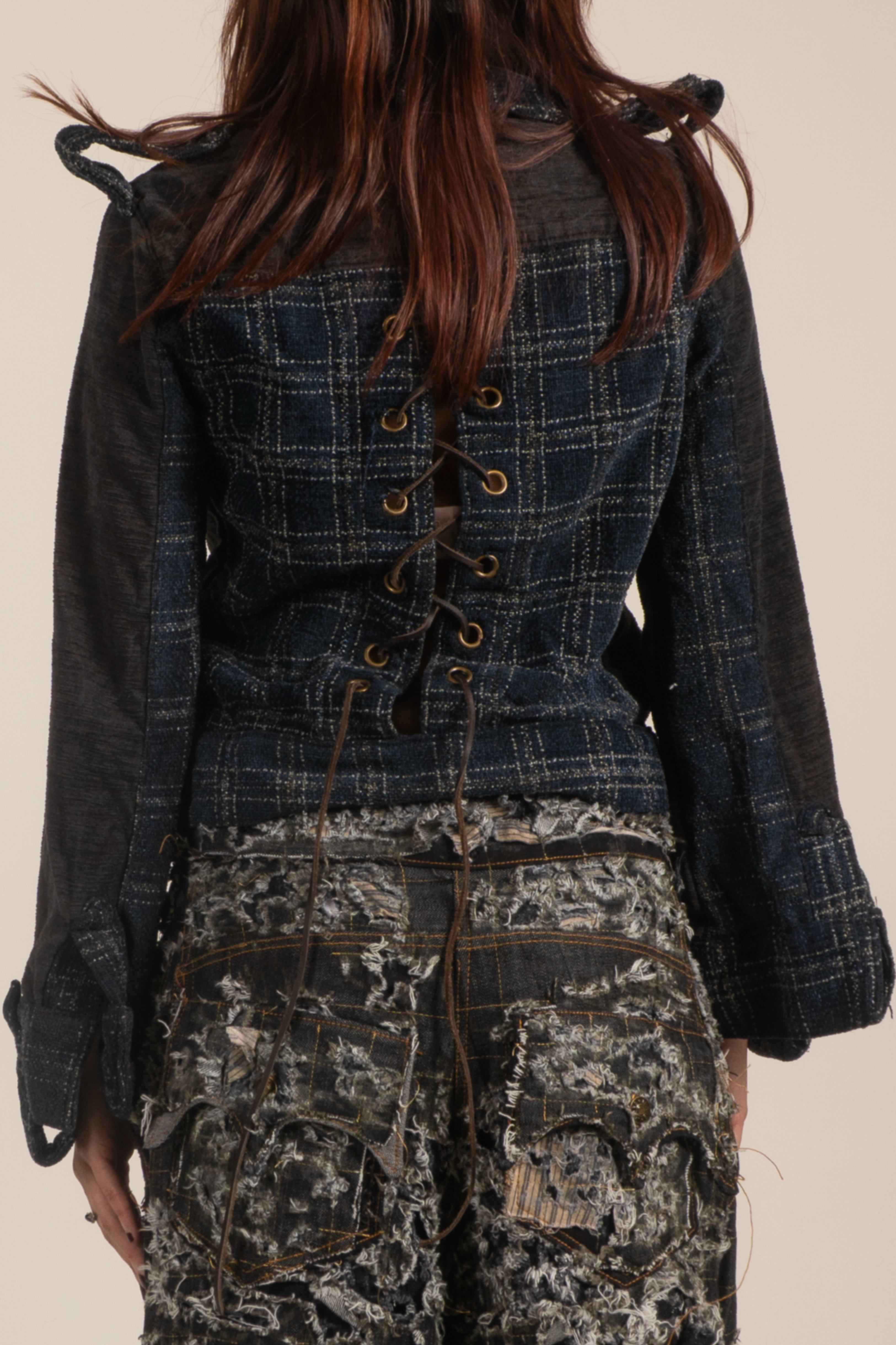 LOOK 2 ASYMMETRICAL TOGGLE FRONT JACKET