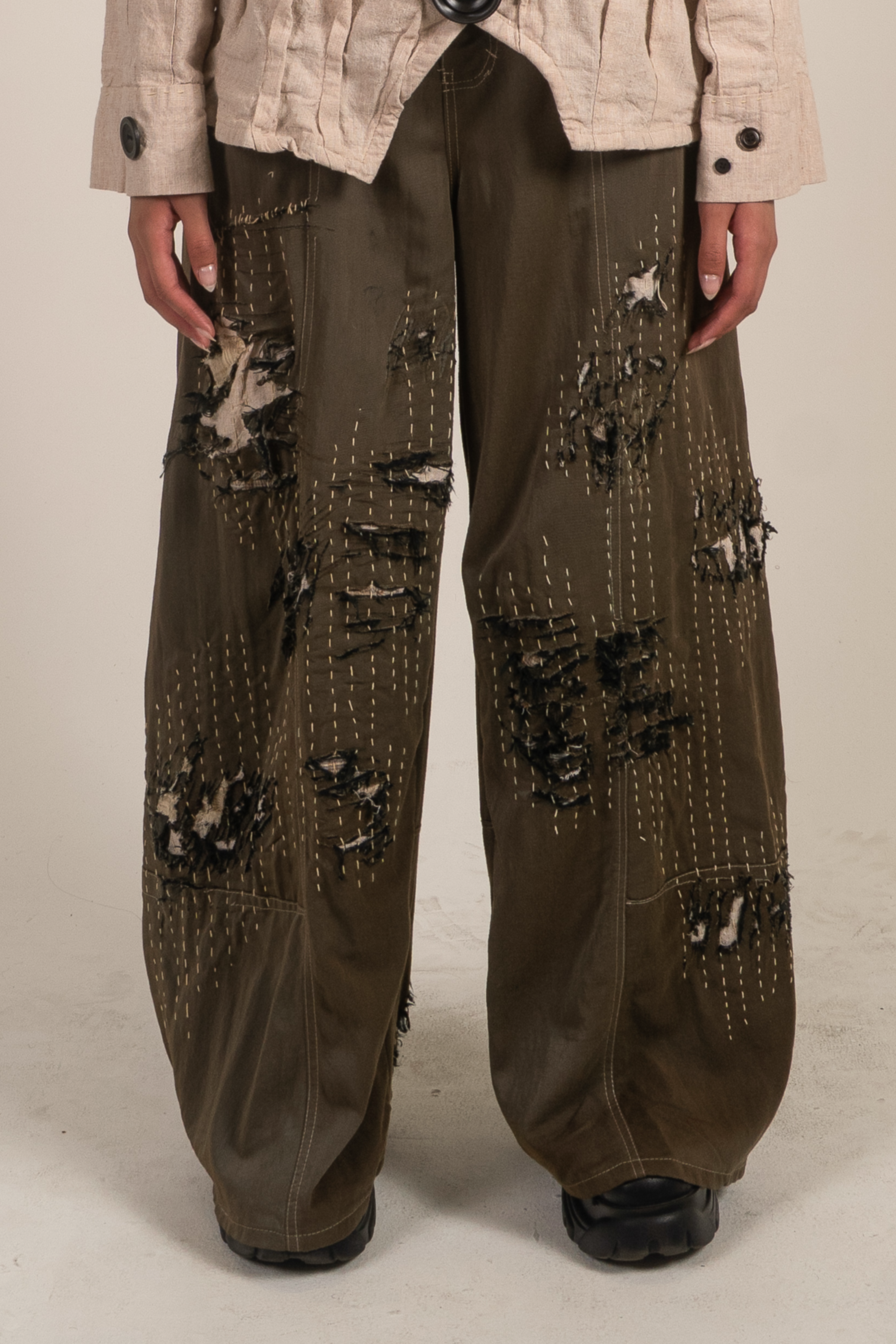 LOOK 6 BORO SASHIKO PANTS